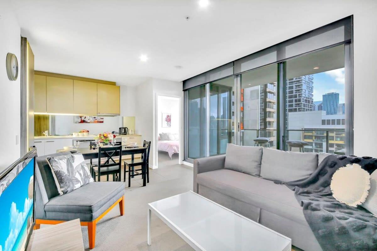 Apartamento Comfy 2Br Apt Near Southern Cross With City Views Melburne Exterior foto